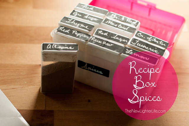 Recipe Box Spices