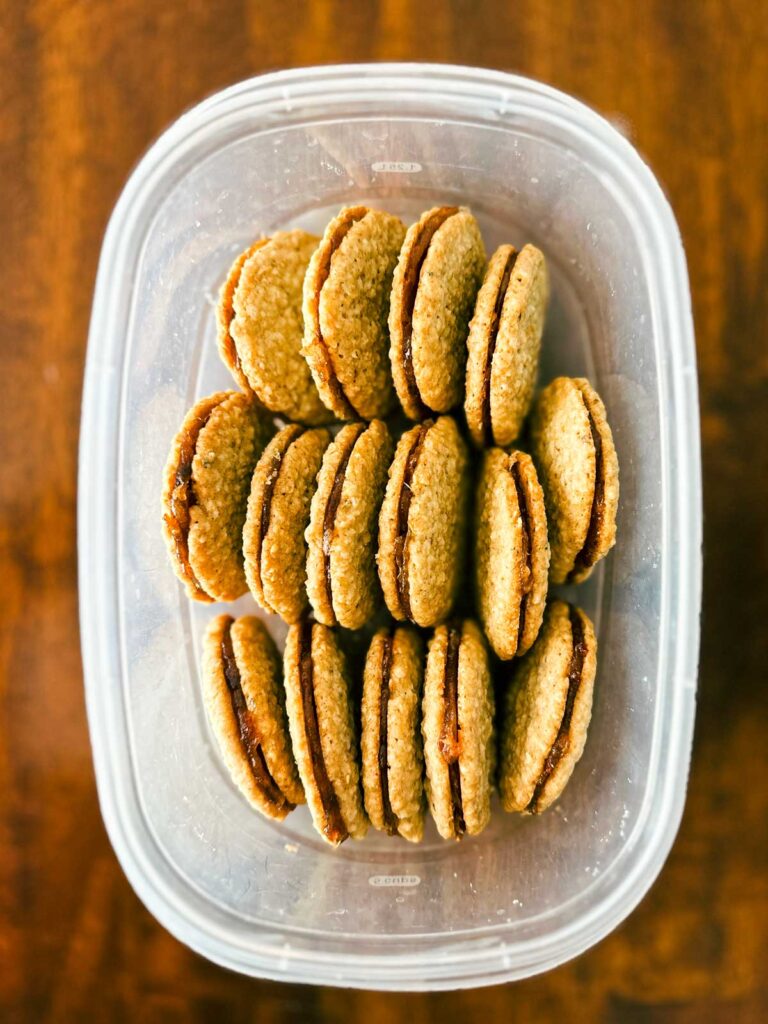 freezing date filled cookies