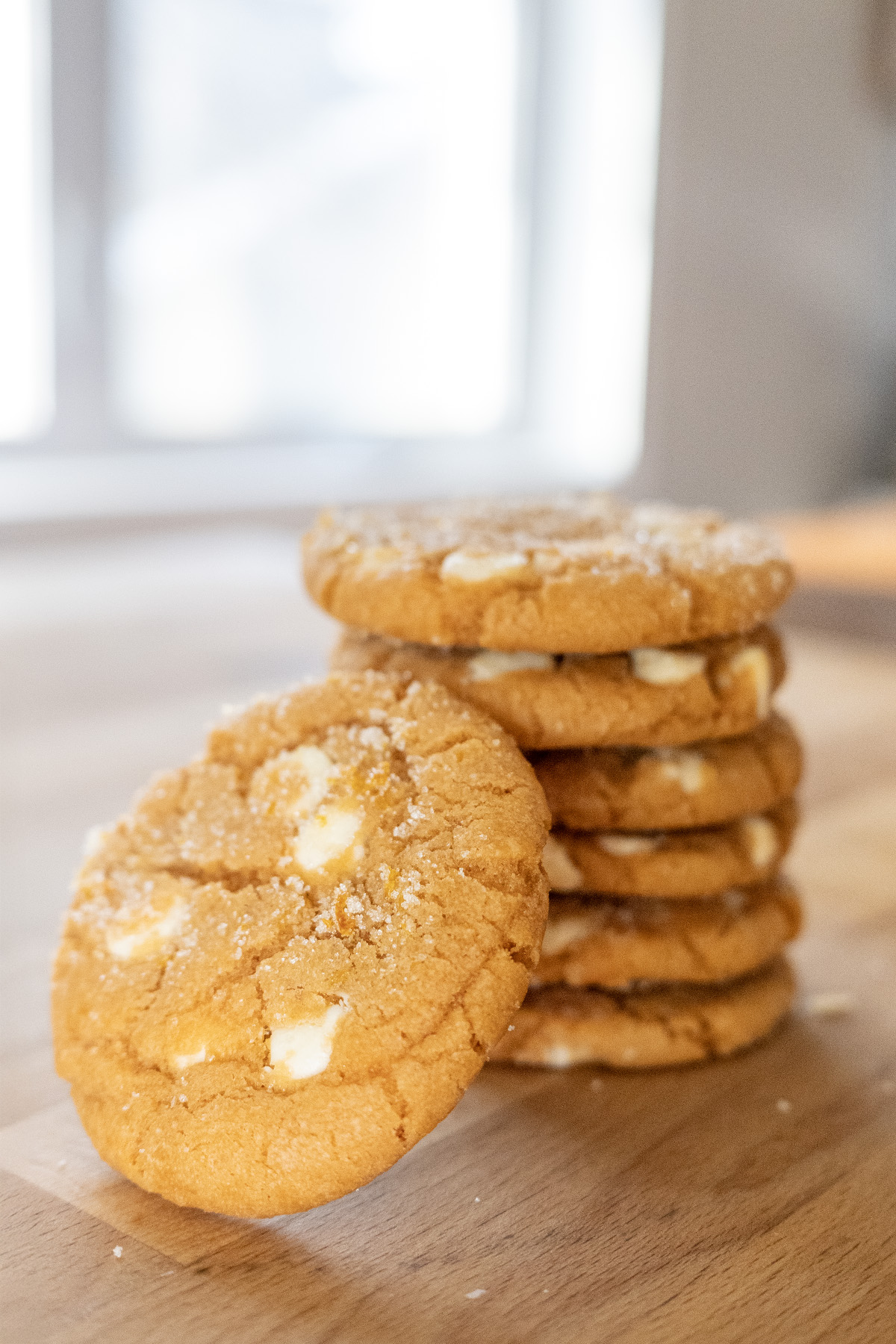 Chewy Orange Creamsicle Cookies Recipe with White Chocolate