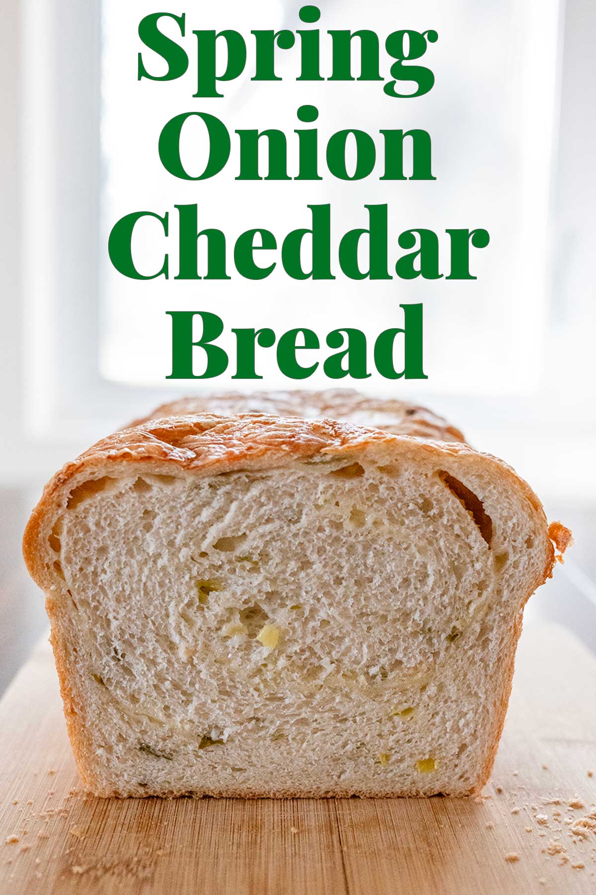 Yeast Spring Onion Cheddar Bread