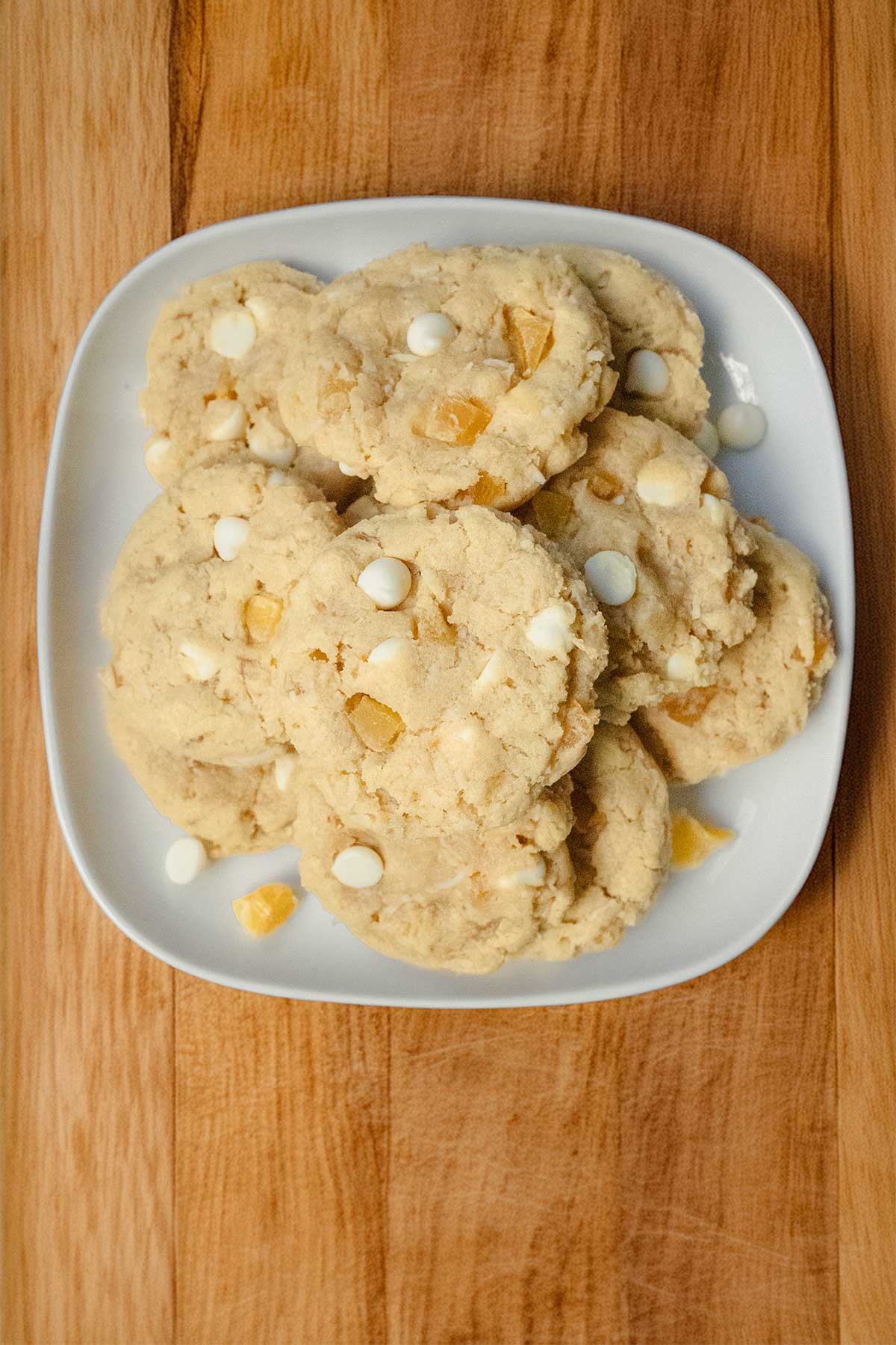 Chewy Mango Coconut Cookies