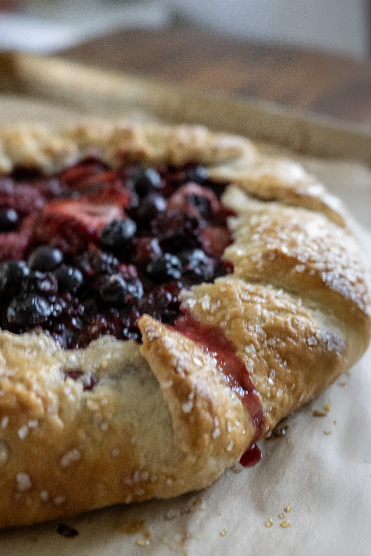 Rustic Mixed Berry Galette Recipe