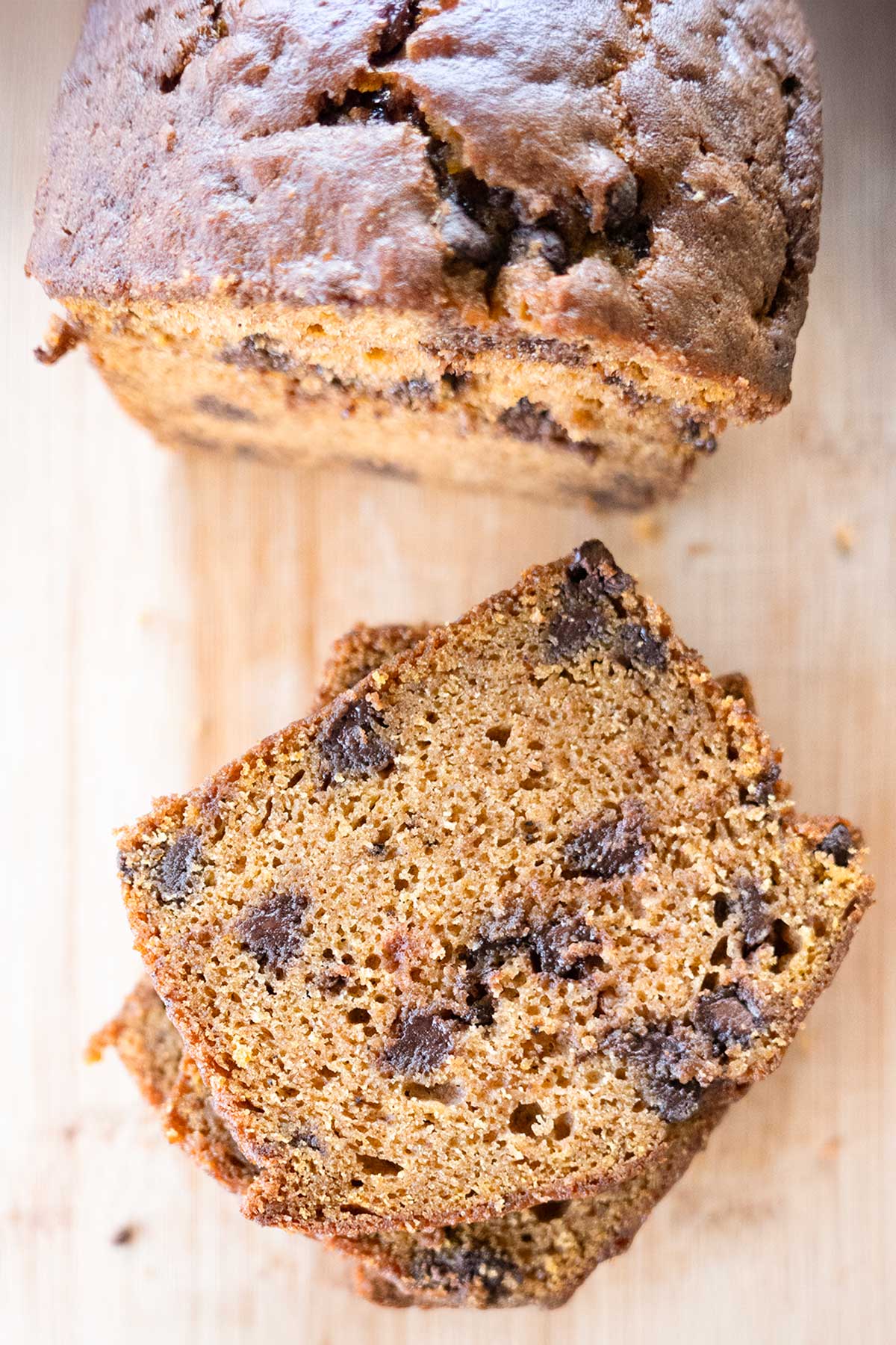 Pumpkin Chocolate Chip Bread