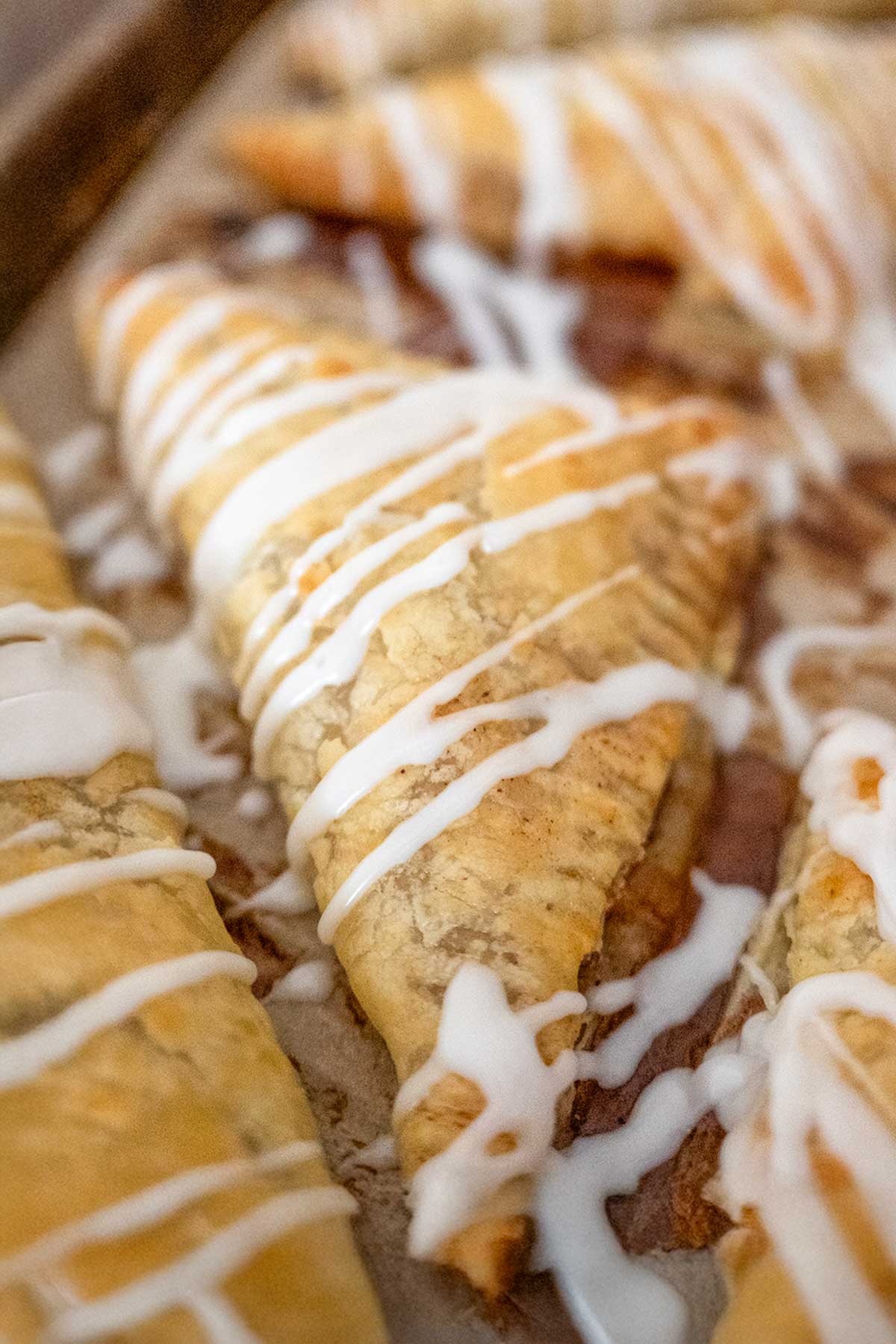 Flaky Apple Turnover Recipe with Vanilla Glaze