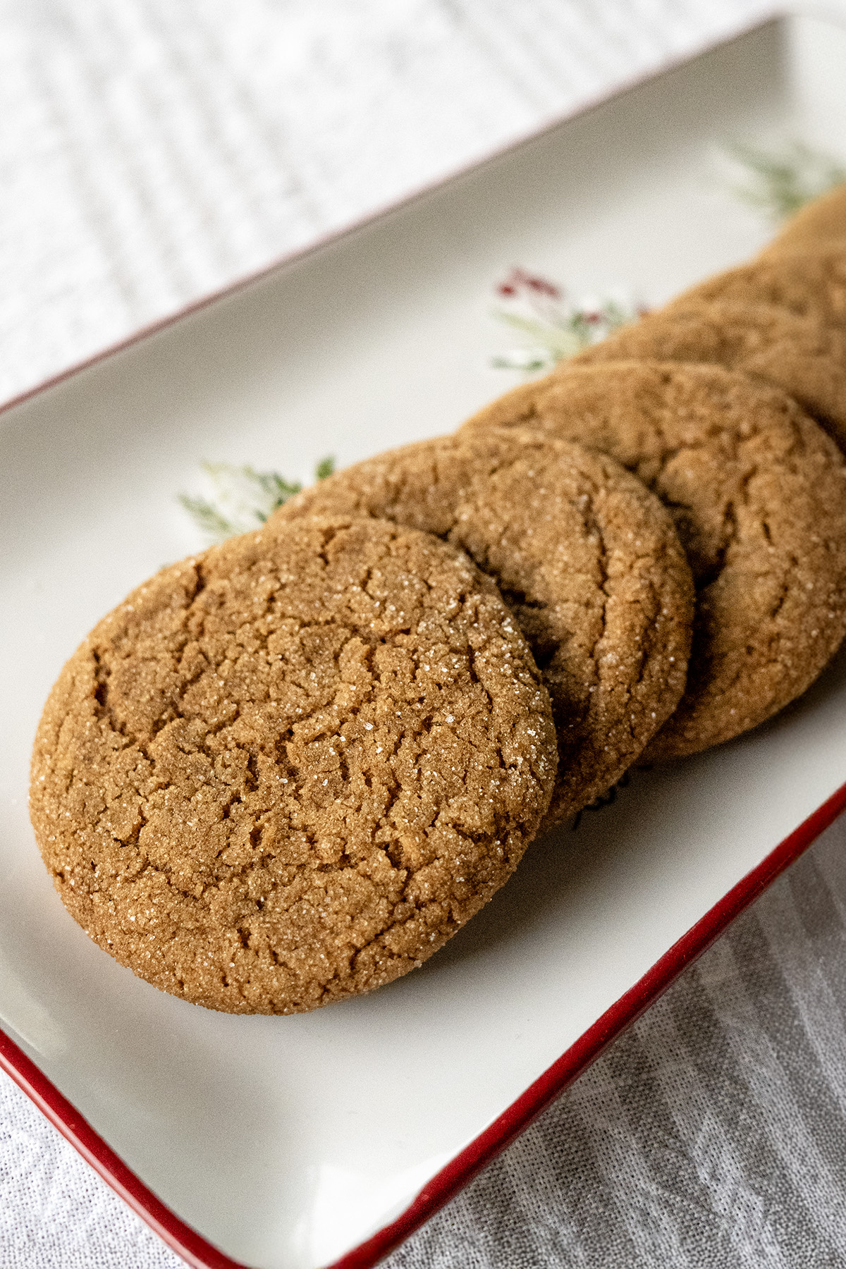 Soft & Chewy Ginger Molasses Cookies